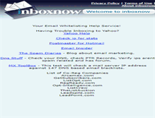 Tablet Screenshot of inboxnow.com